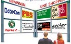 Plakatwand, Angebote, Gewinnspiel