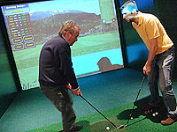 Indoor-Golfplatz in der Welser Bahnhofcity