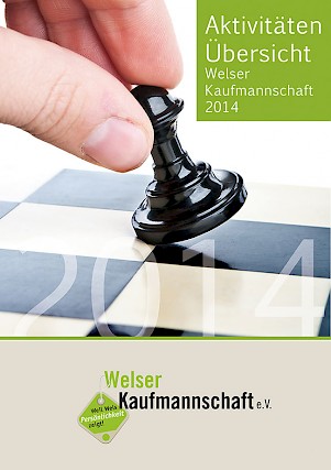 Folder Aktivitätenübersicht der Welser Kaufmannschaft für 2014