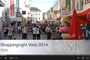 Video von der Welser Shopping-Night 2014