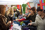 Winterschnäppchenmarkt in der Innenstadt