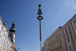 Maibaum aufgestellt