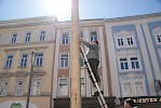 Maibaum aufgestellt