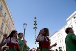 Maibaum aufgestellt