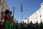 Maibaum aufgestellt