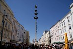 Maibaum aufgestellt