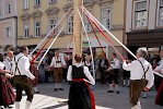 Maibaum aufgestellt