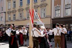 Maibaum aufgestellt