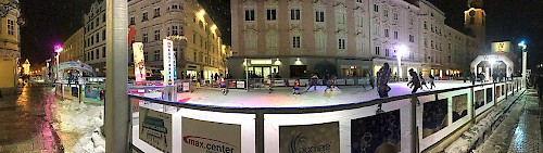 Panoramabild Eisachterbahn