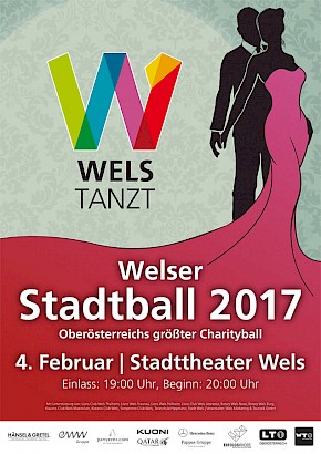 Plakat Welser Stadtball 2017