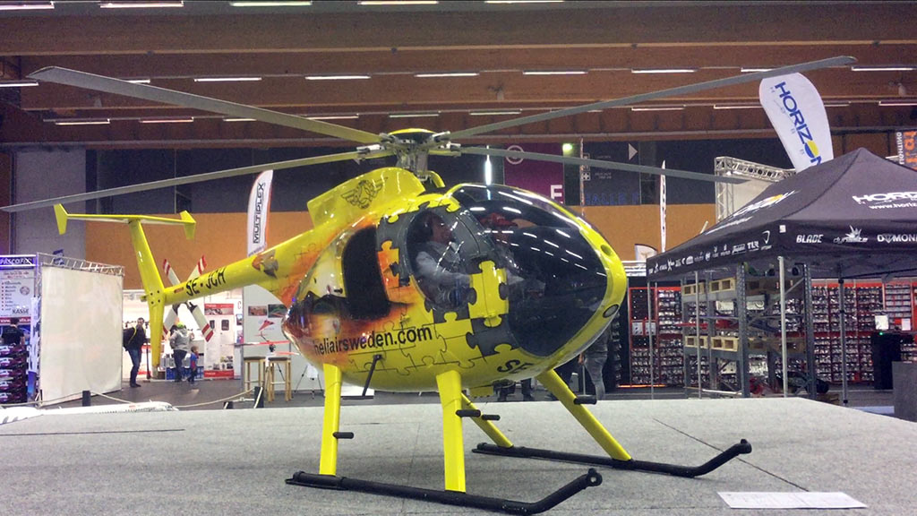 Weltweit größter Modellhelikopter auf der Modellbau Wels