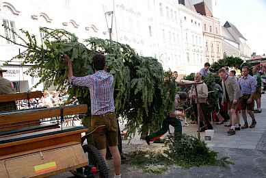 Maibaumaufstellen 2018