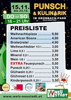 Punsch und Kulinarik 2019 Preisliste