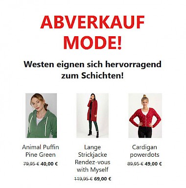 Günstige & faire Mode im Abverkauf bei Quandladen in Wels